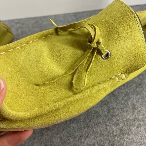 Banana Republic Yellow Suede Loafers - Picture 3 of 12